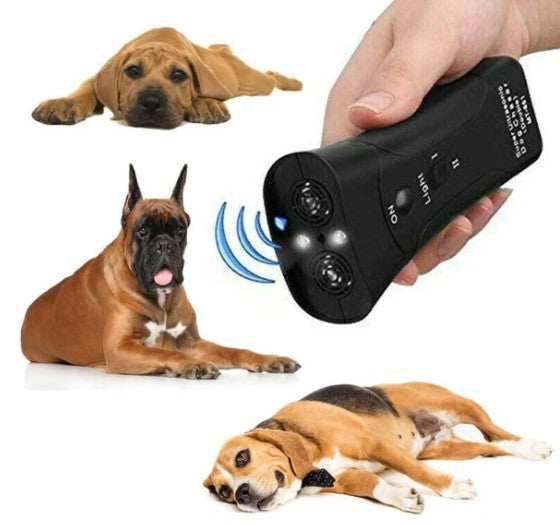 Aparelho Anti Latido - SilenPro Adestrador de Cães Ultrassônico com lanterna de comandos G2P12 - Aparelho Anti Latido Casa Tech Loja 