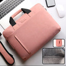Bolsa Para Notebook Impermeável Anti-Impacto G4P34 - Bolsa Para Notebook Impermeável Casa Tech Loja ROSA 13.3 polegadas 37*27*6 cm