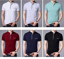 Camisa Masculina Gola Polo Minimalista CAM05 - Camisa Masculina Gola Polo Minimalista Casa Tech