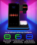 Carregador 3 em 1 Ultra-Rápido (Sem Fio) G5P7 - Carregador Sem Fio Casa Tech Loja