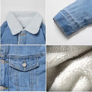 Jaqueta Masculina Jeans Forrada com Pelo JQM03 - Jaqueta Masculina Jeans Forrada com Pelo Casa Tech Loja