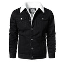 Jaqueta Masculina Jeans Forrada com Pelo JQM03 - Jaqueta Masculina Jeans Forrada com Pelo Casa Tech Loja Edição Especial P