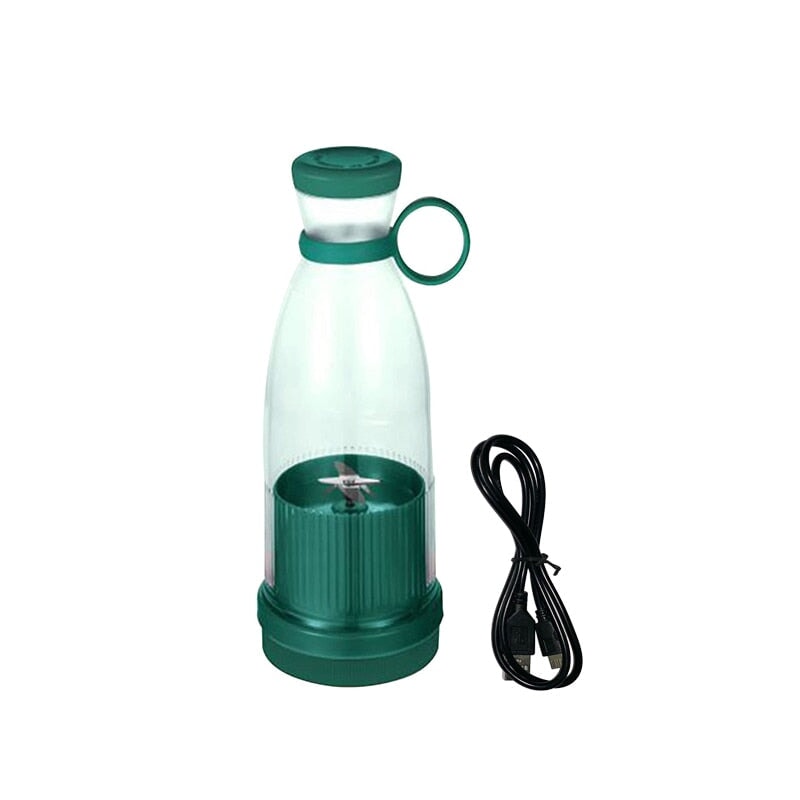 Mini Liquidificador Portátil Smoothie COZ16 - Mini Liquidificador Portátil Smoothie Casa Tech Verde 
