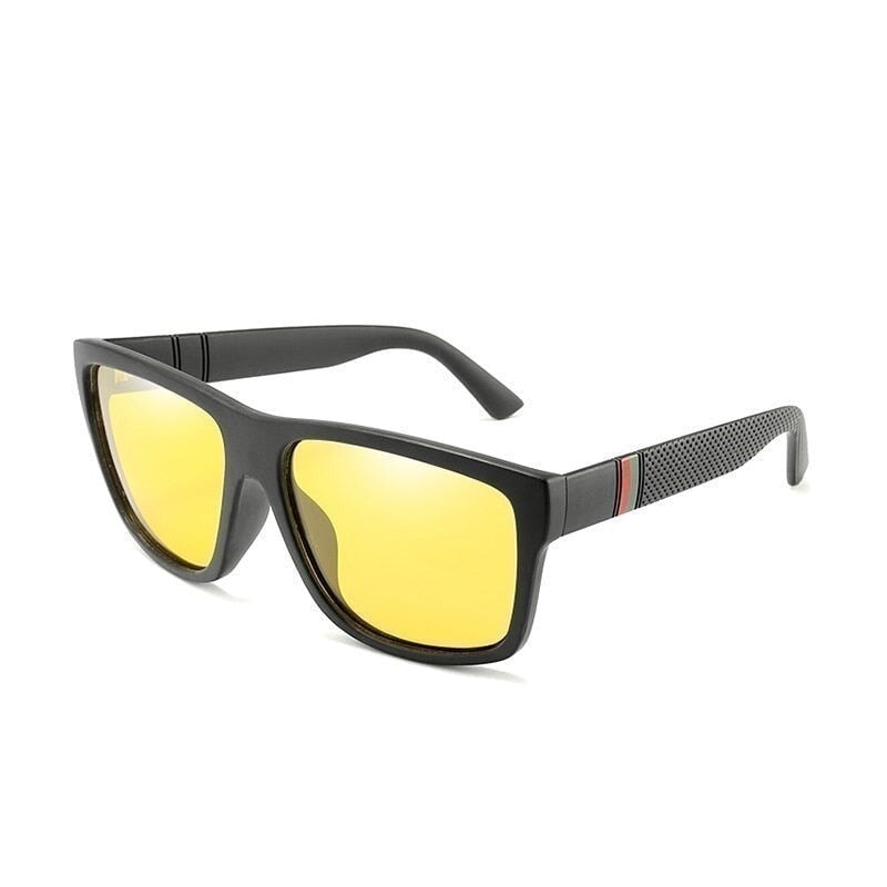 Óculos de Sol Masculino Polarizado 0 Casa Tech Amarelo e Preto 