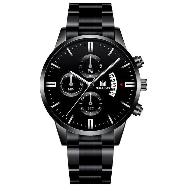 Relógio de Luxo para Homens de Negócios G2P28 - Relógio de Luxo para Homens de Negócios Casa Tech Loja Preto e Branco 