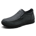 Sapato Casual Masculino para Idoso SPM10 - Sapato Casual Masculino para Idoso Casa Tech Cinza 37 