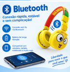 Fone de Ouvido Monstrinhos Bluetooth Infantil