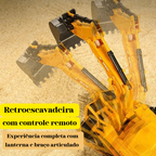 Retroescavadeira com Controle Remoto de Brinquedo