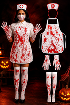 Fantasia Halloween Enfermeira Sangrenta Feminina