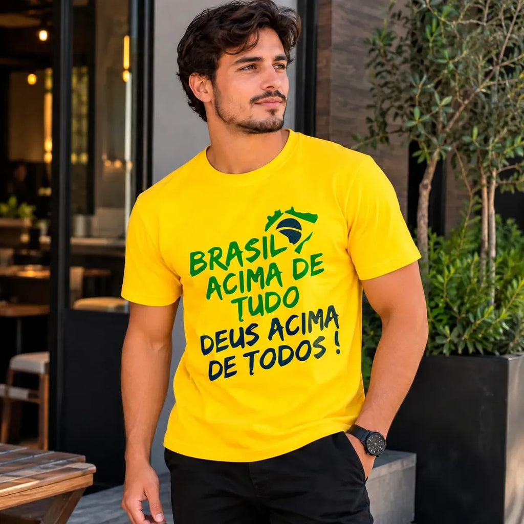 Camiseta Brasil Acima de Tudo 2026