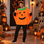 Fantasia de Halloween Abóbora Infantil e Adulto