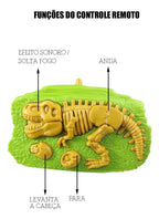Dinossauro de Brinquedo com Controle Remoto