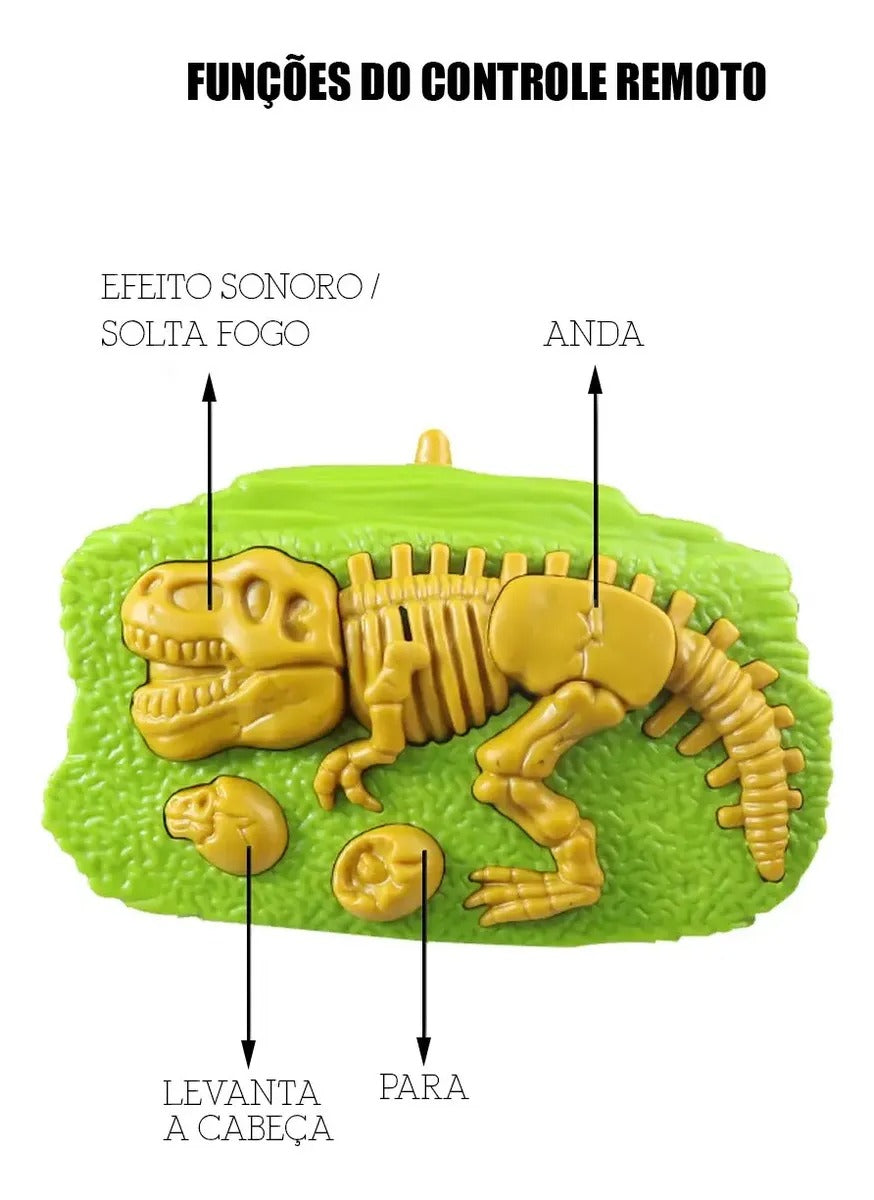 Dinossauro de Brinquedo com Controle Remoto