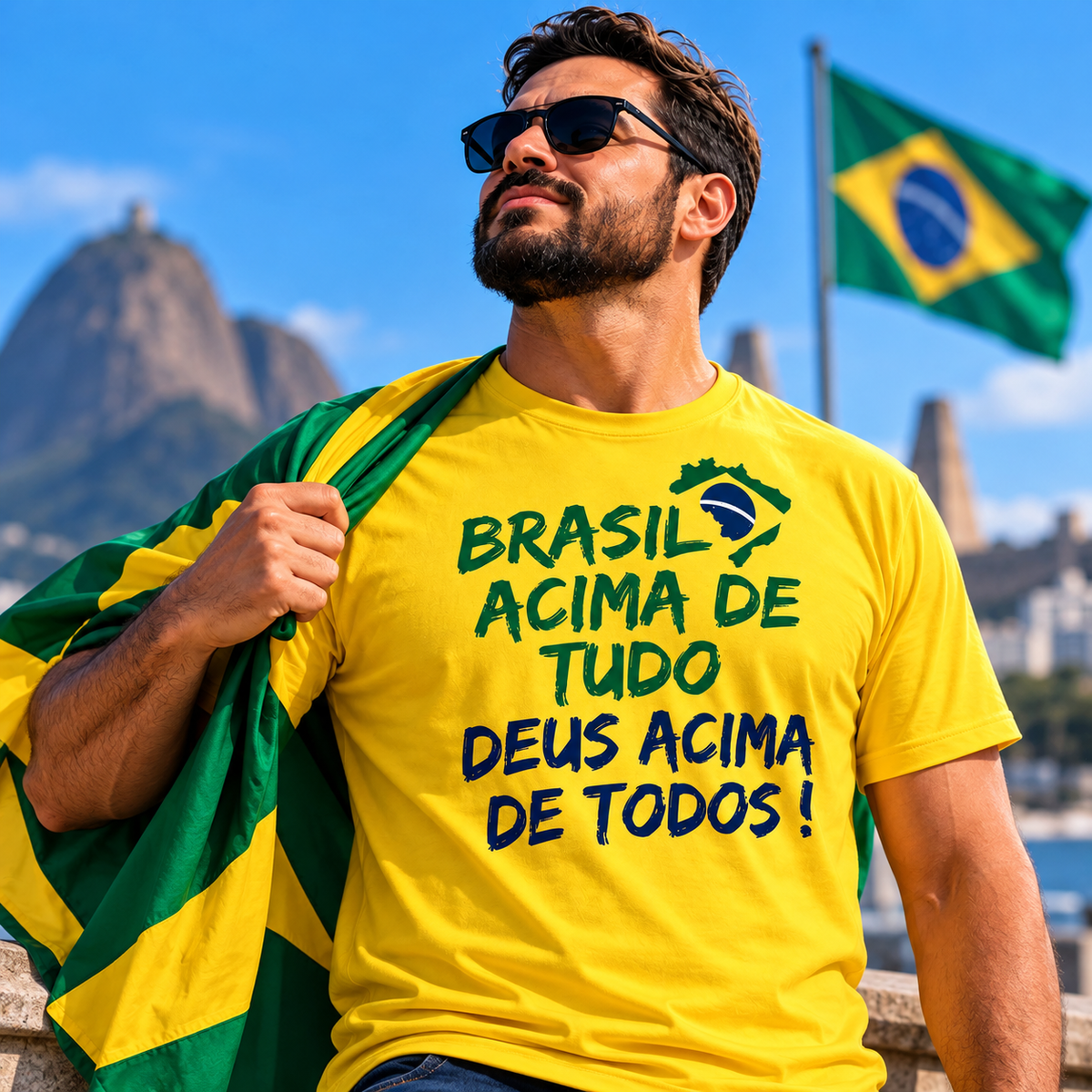 Camiseta Brasil Acima de Tudo 2026