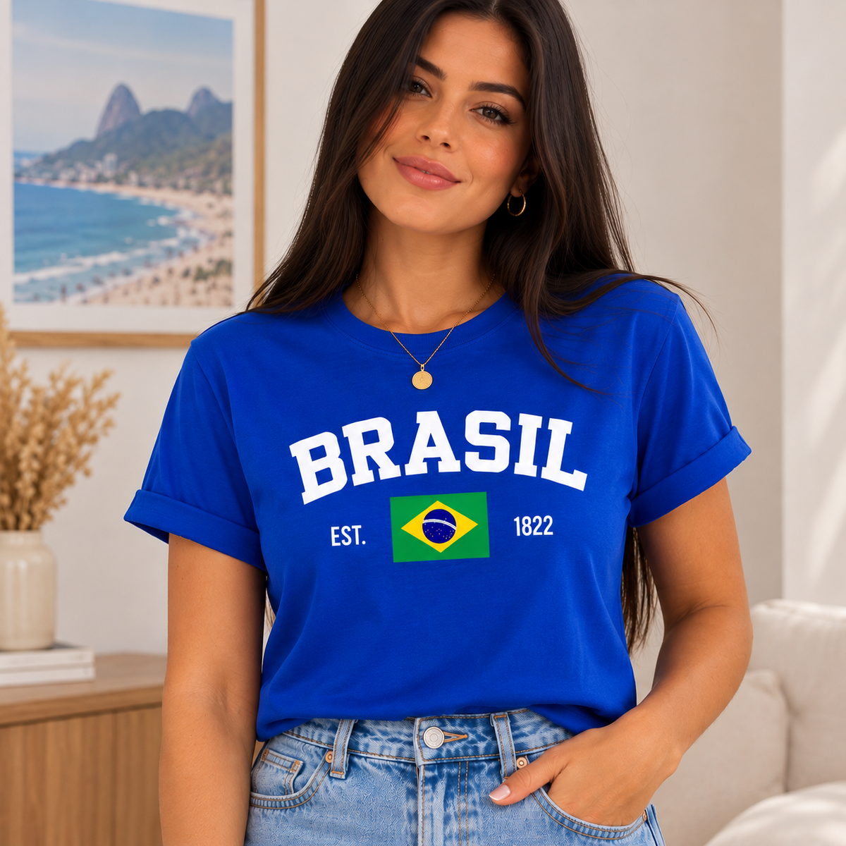 Blusa Brasil Feminina