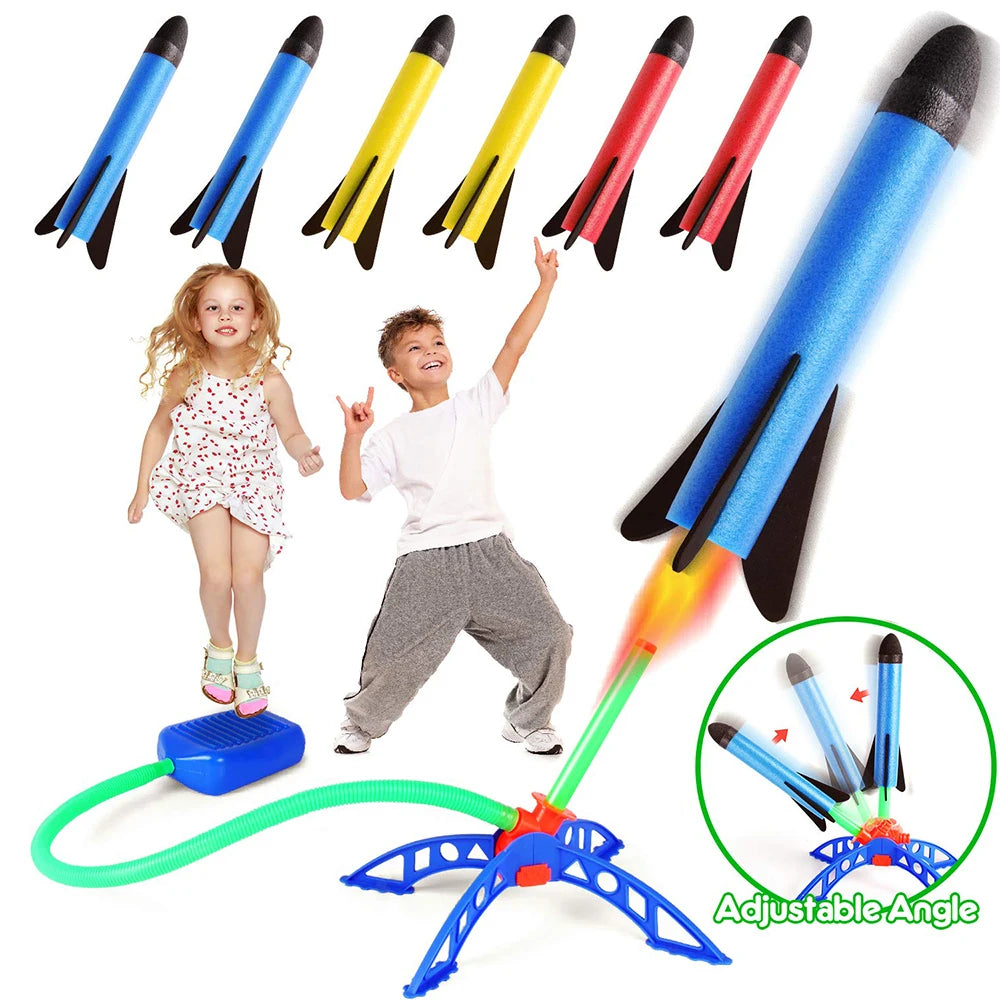 Lançador Foguete de Brinquedo Infantil