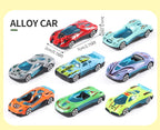 Dinosaur Morphed Track Ejection Car Toy Alloy Car Model Boy Morphed Glide Ejection Transport Puzzle Birthday Gift