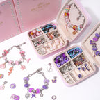 Kit crie Pulseira e Colar para Meninas + Porta-joias