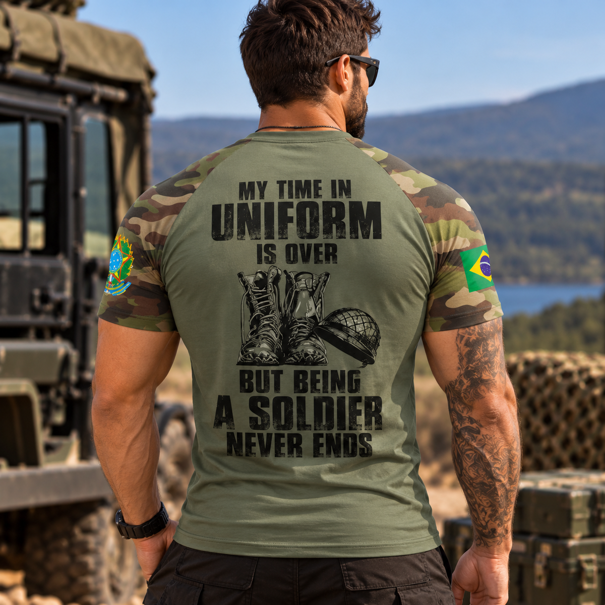 Camiseta do Brasil Caveira