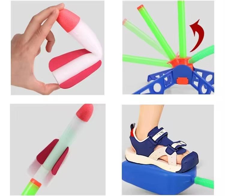 Lançador Foguete de Brinquedo Infantil