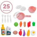 Cozinha Completa de Brinquedo Infantil Solta Água e Som