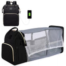 Bolsa Maternidade Grande Luxo Casa Tech Black silk screen brazil 