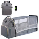Bolsa Maternidade Grande Luxo Casa Tech Grey silk screen brazil 
