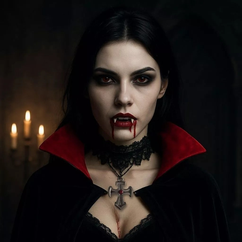 Fantasia de Casal para Halloween Vampiro