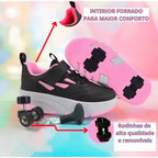 Tênis com Rodinha para Meninas e Meninos