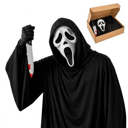 Fantasia Masculina Hallowen Pânico