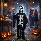 Fantasia Esqueleto Halloween Infantil
