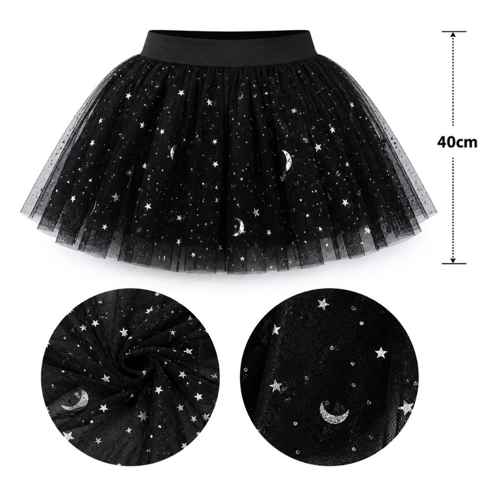 Fantasia de Bruxa Halloween com Saia Led