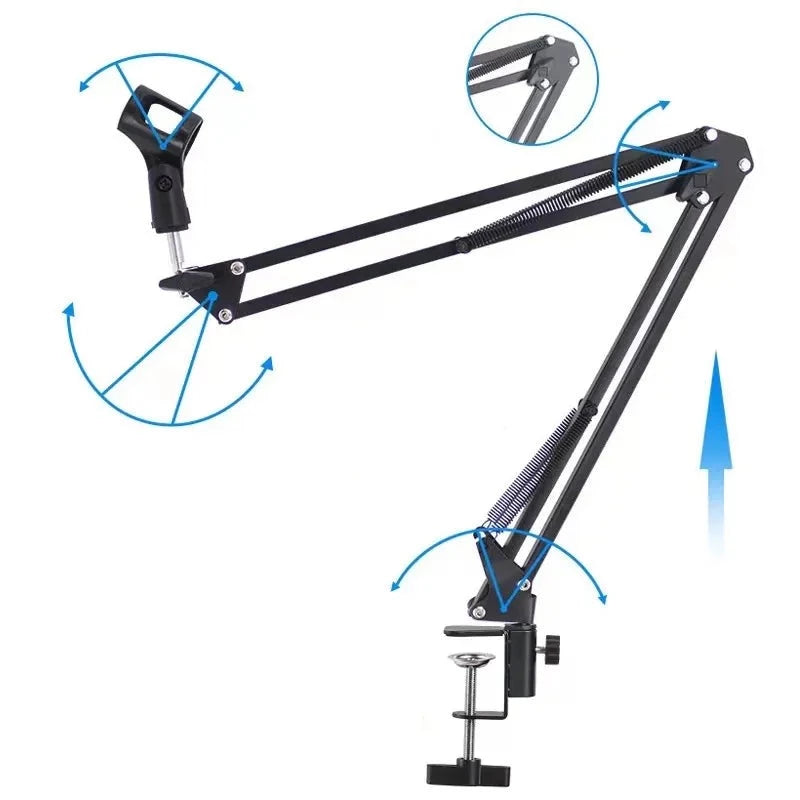 Braço Articulado Retrátil para Microfone ATC26-Braço Articulado Retrátil para Microfone Casa Tech 