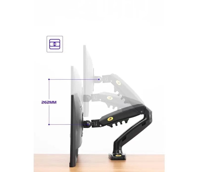 Braço Articulado Retrátil para Monitor ATC27-Braço Articulado Retrátil para Monitor Casa Tech 