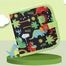 Caderno de Desenho Infantil Reutilizável BRI30-Caderno de Desenho Infantil Reutilizável Casa Tech Dinossauro Verde 