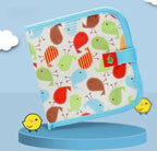 Caderno de Desenho Infantil Reutilizável BRI30-Caderno de Desenho Infantil Reutilizável Casa Tech Passarinhos 