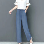Calça Jeans Feminina - Soltinha, Elegante e Inovadora! BCSF06 - Calça Jeans Feminina - Soltinha, Elegante e Inovadora! Casa Tech 