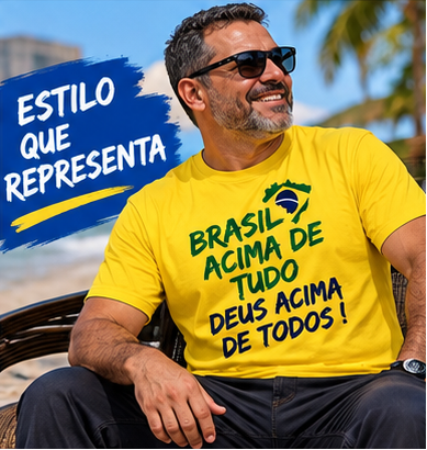 Camiseta Brasil Acima de Tudo 2026