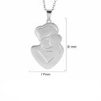 Colar Para Mãe - Presente Dia das Mães PPE04-Colar Para Mãe - Presente Dia das Mães Casa Tech MomBaby1-Steel 