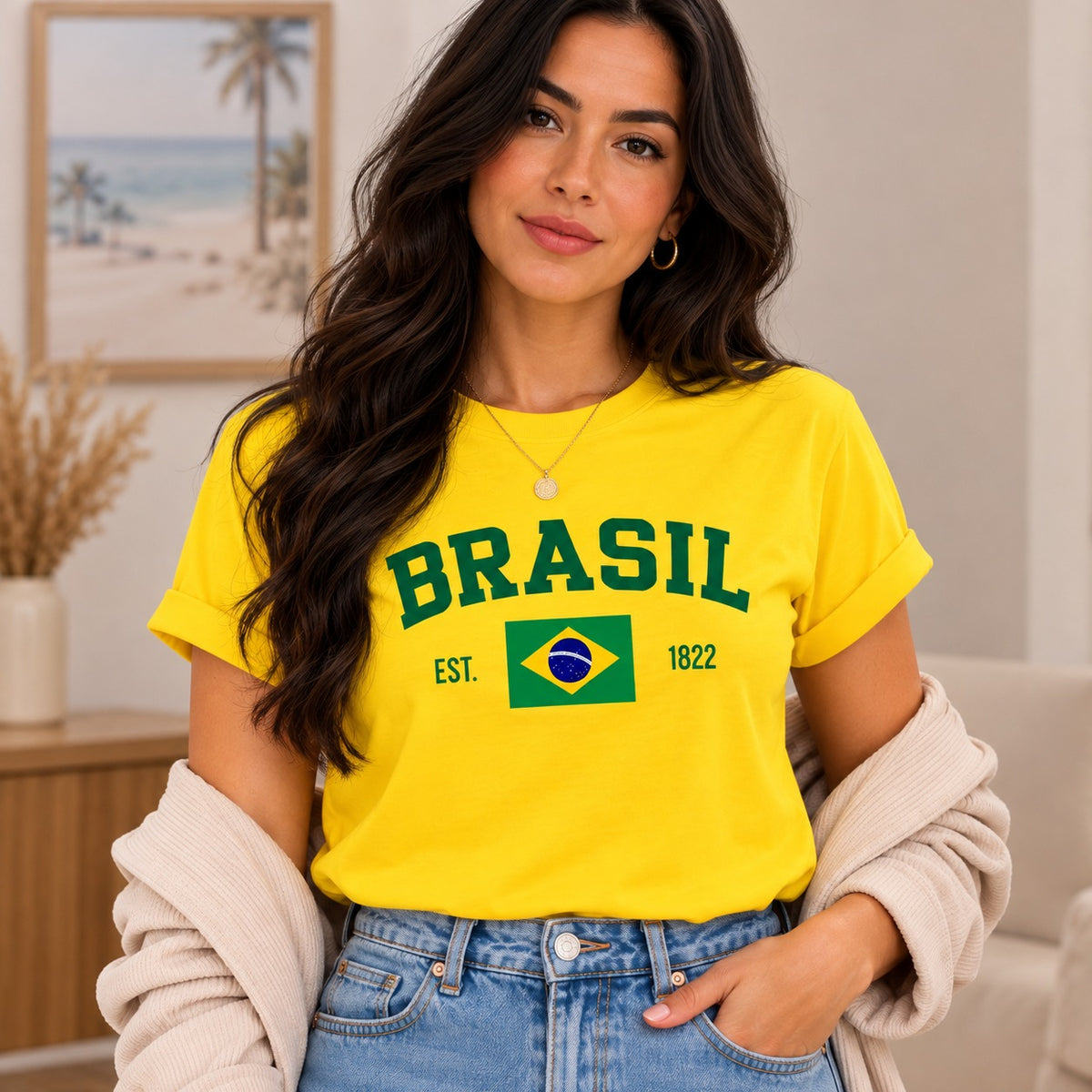 Blusa Brasil Feminina