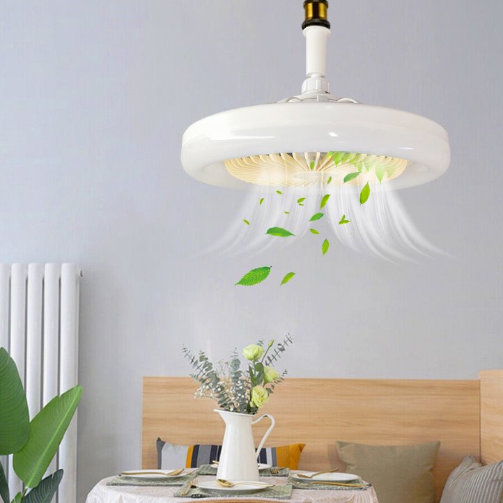 Lâmpada Turbo Led 2 em 1 Ultra Potente Luminária Ventilador Casa Tech 
