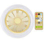 Lâmpada Turbo Led 2 em 1 Ultra Potente Luminária Ventilador Casa Tech 