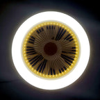 Lâmpada Turbo Led 2 em 1 Ultra Potente Luminária Ventilador Casa Tech 