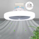 Lâmpada Turbo Led 2 em 1 Ultra Potente Luminária Ventilador Casa Tech 