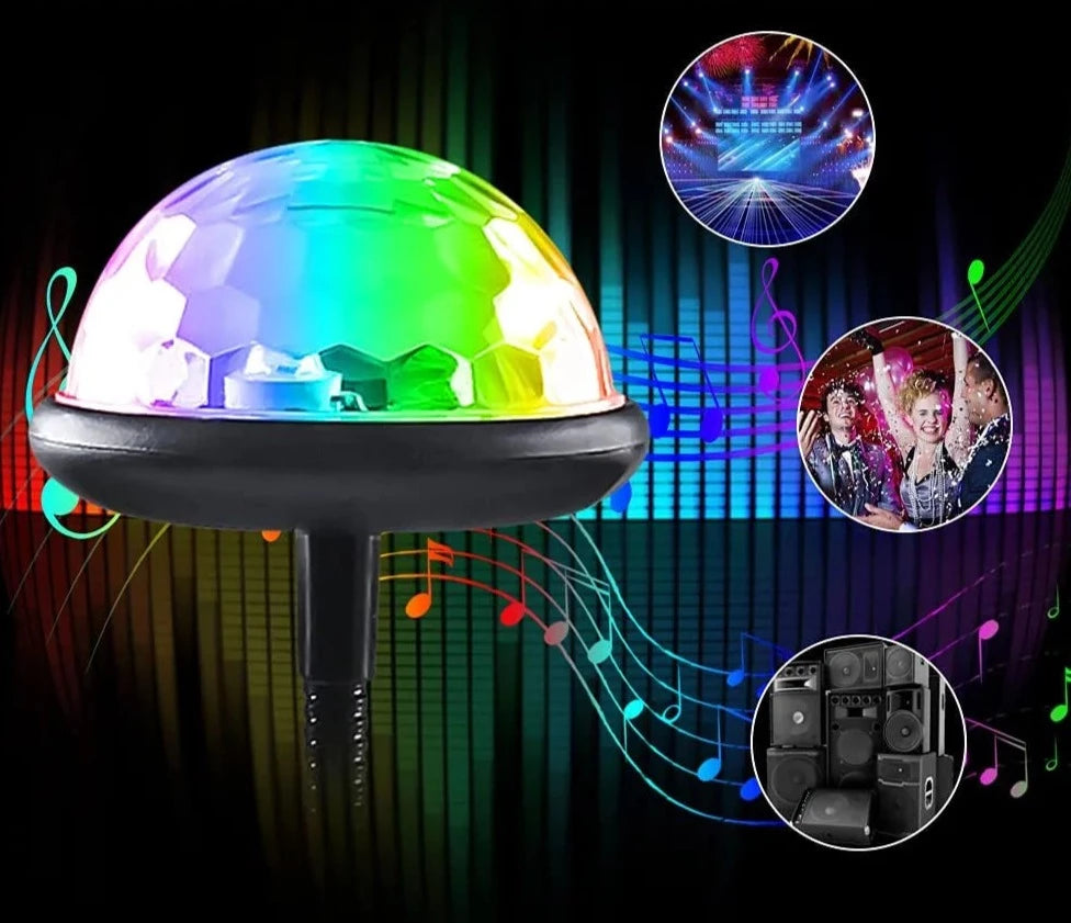 Mini Globo de Luz de Festa USB Discoteca Casa Tech 