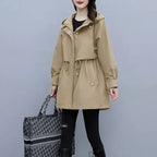 Parka Corta-Vento Feminina JCF19-Parka Corta-Vento Feminina Casa Tech 