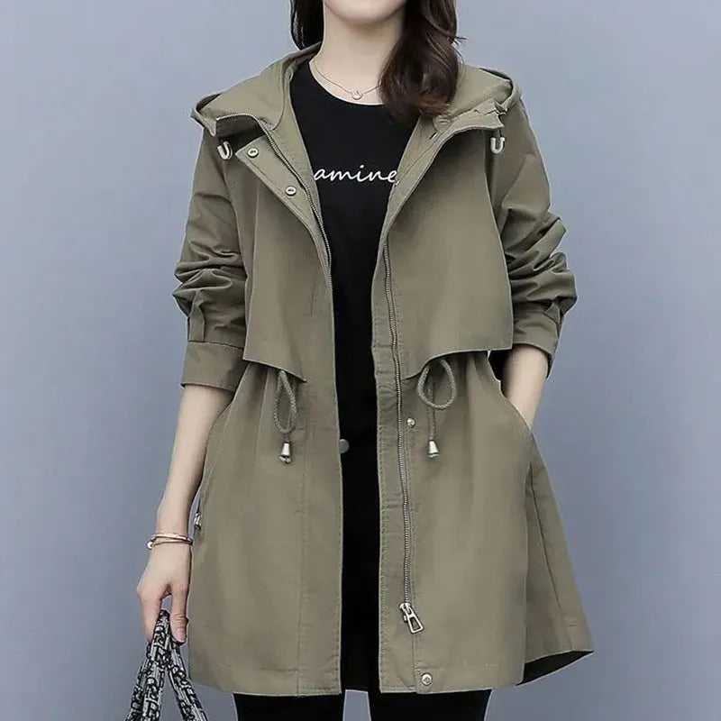 Parka Corta-Vento Feminina JCF19-Parka Corta-Vento Feminina Casa Tech 