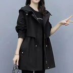 Parka Corta-Vento Feminina JCF19-Parka Corta-Vento Feminina Casa Tech black M 