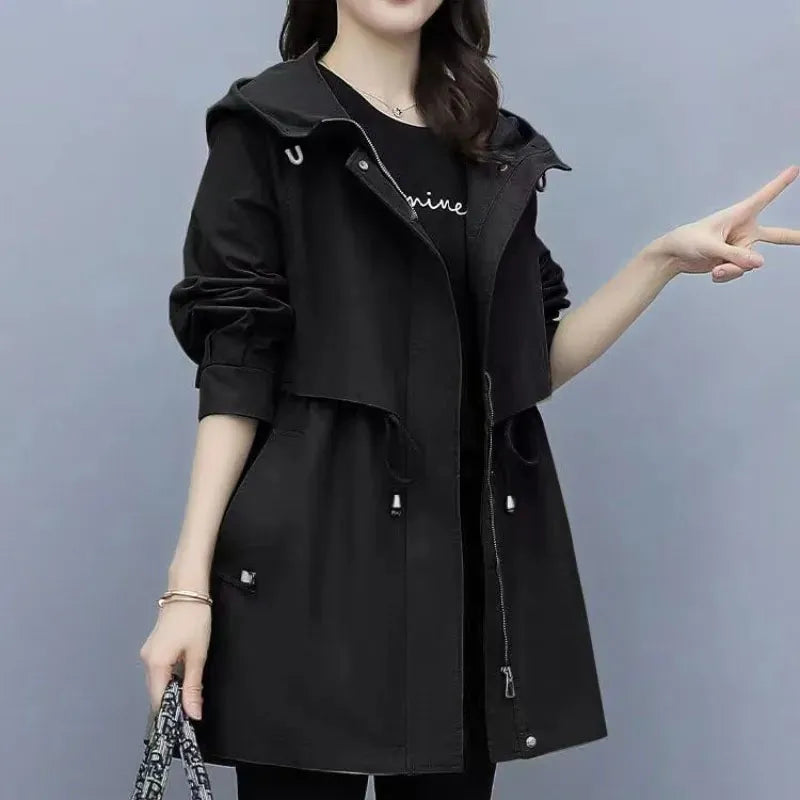 Parka Corta-Vento Feminina JCF19-Parka Corta-Vento Feminina Casa Tech black M 