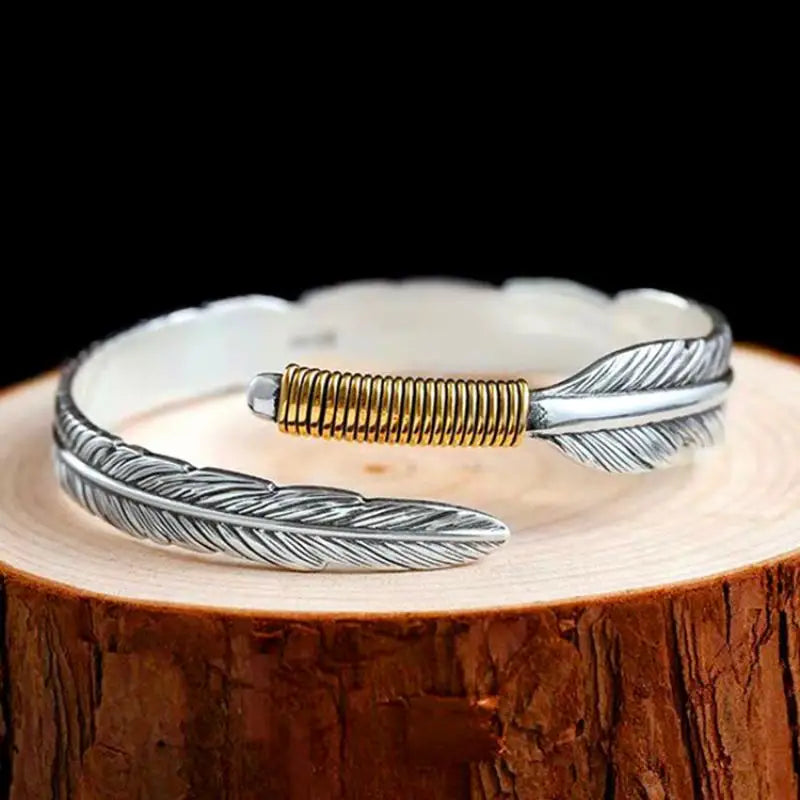 Pulseira de Aço Masculina Pena JSF27-Pulseira de Aço Masculina Pena Casa Tech 